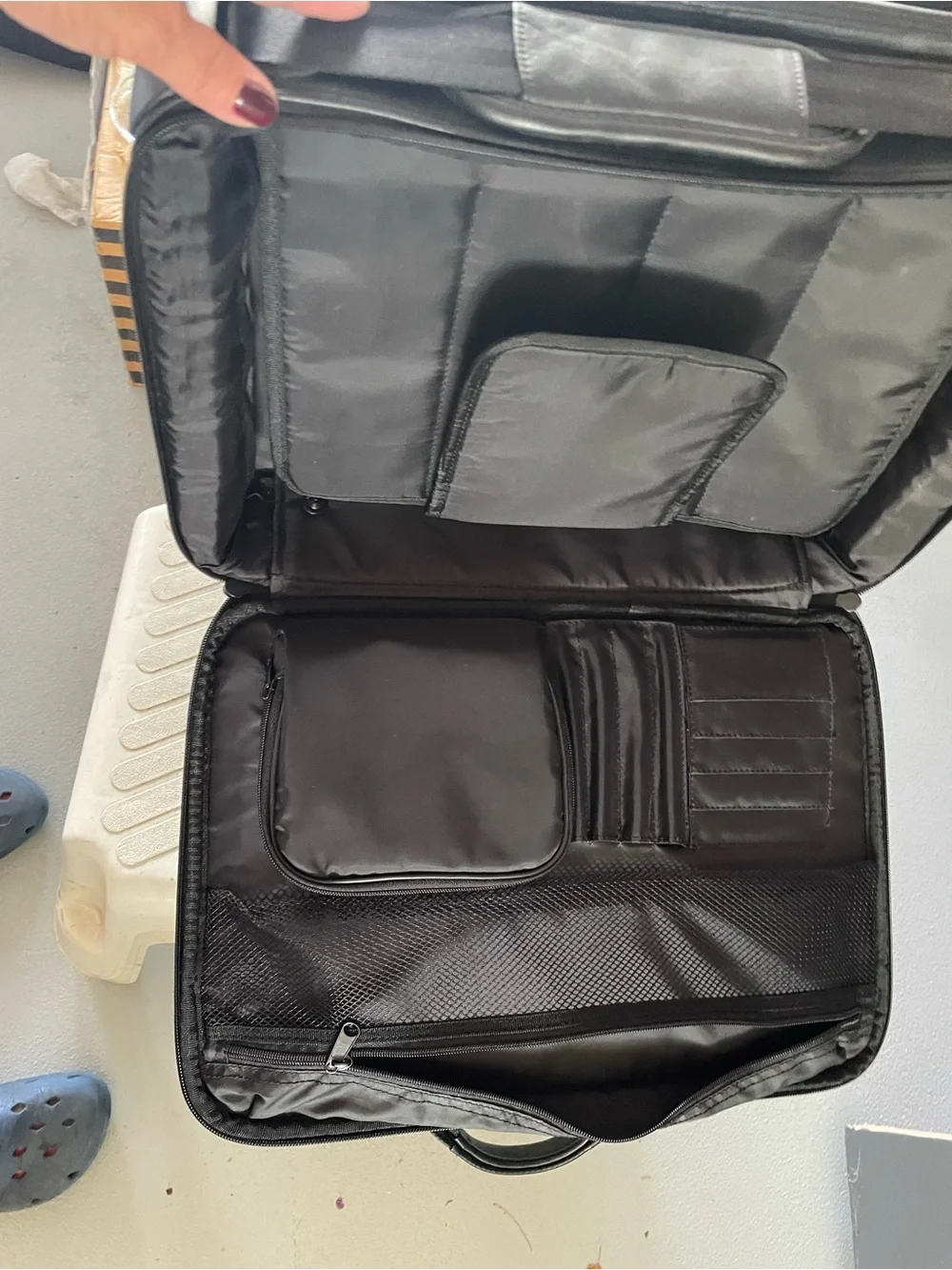 Samsonite Black Laptop Briefcase with Top Handles